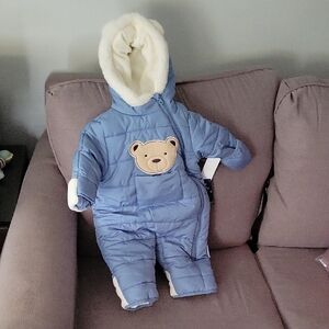 New Blue Bear Snowsuit for baby Infant 12M